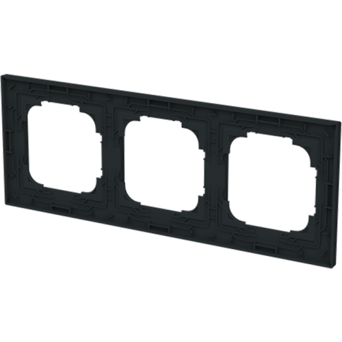 ABB Busch-Jaeger afdekraam 3v art-matzwart - 9paa00000167451 - 20089712