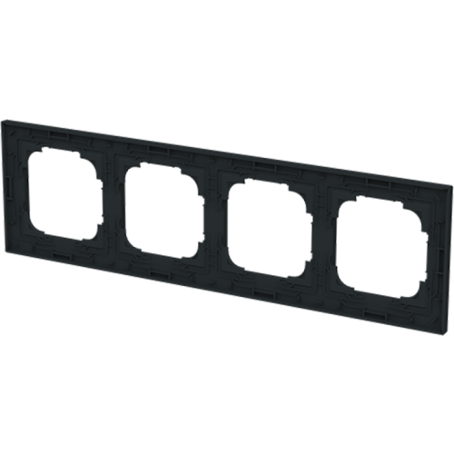 ABB Busch-Jaeger afdekraam 4v art-matzwart - 9paa00000167461 - 20089715