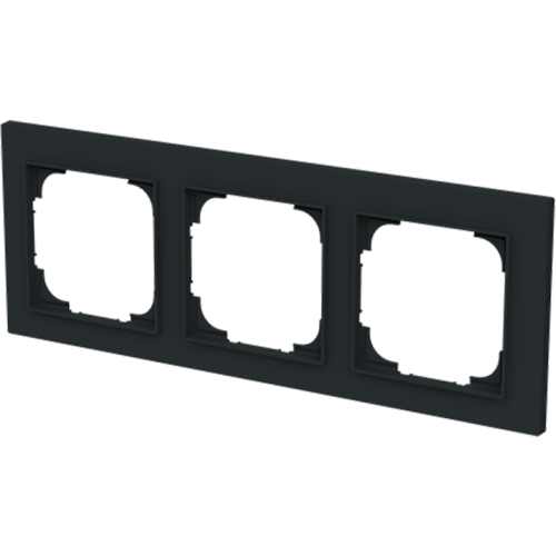 ABB Busch-Jaeger afdekraam 3v art-matzwart - 9paa00000167463 - 20089712