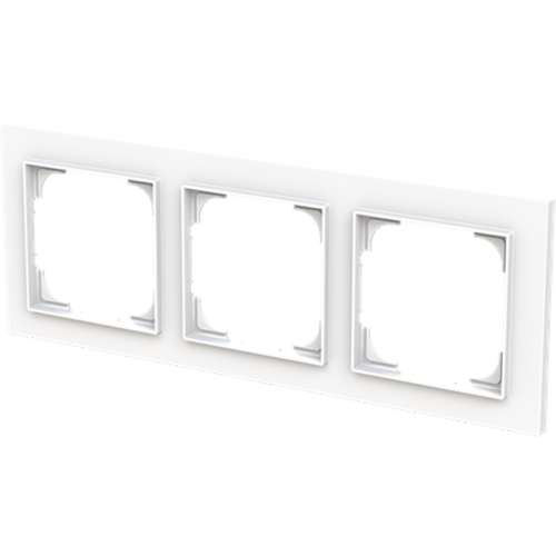 ABB Busch-Jaeger afdekraam 3v art-matwit - 9paa00000167479 - 20089711