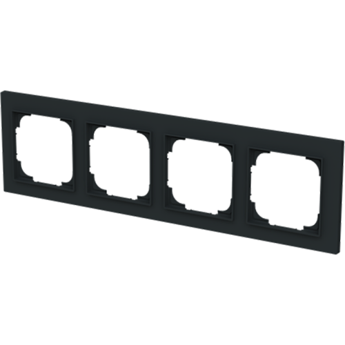 ABB Busch-Jaeger afdekraam 4v art-matzwart - 9paa00000167497 - 20089715