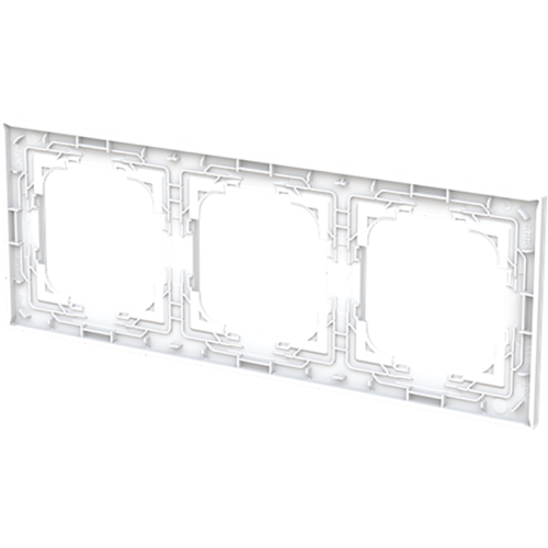 ABB Busch-Jaeger afdekraam 3v art-matwit - 9paa00000167517 - 20089711