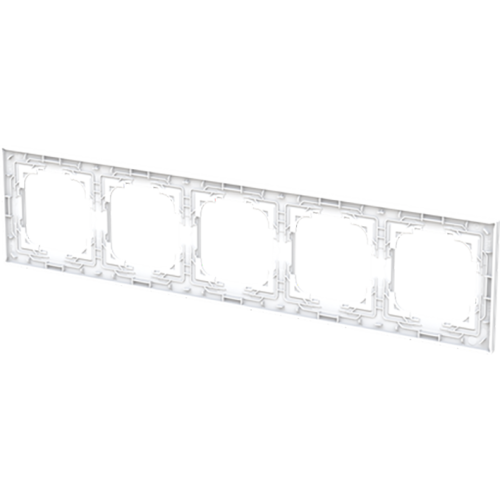 ABB Busch-Jaeger afdekraam 5v art-matwit - 9paa00000167519 - 20089717
