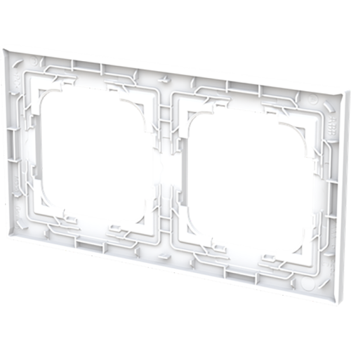 ABB Busch-Jaeger afdekraam 2v art-matwit - 9paa00000167534 - 20089708