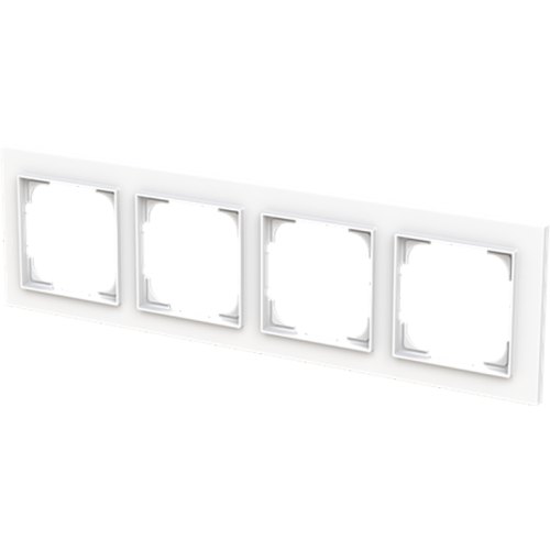 ABB Busch-Jaeger afdekraam 4v art-matwit - 9paa00000167536 - 20089714