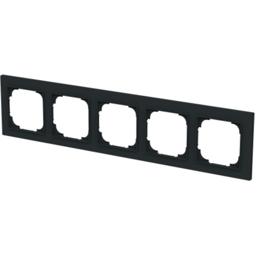 ABB Busch-Jaeger afdekraam 5v art-matzwart - 9paa00000167546 - 20089718