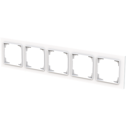 ABB Busch-Jaeger afdekraam 5v art-wit - 9paa00000167554 - 20089716