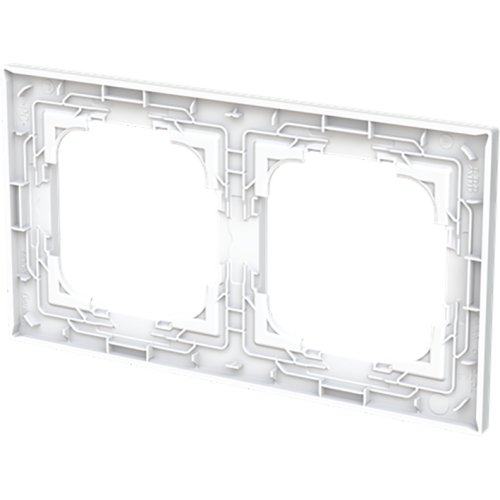 ABB Busch-Jaeger afdekraam 2v art-wit - 9paa00000167558 - 20089707