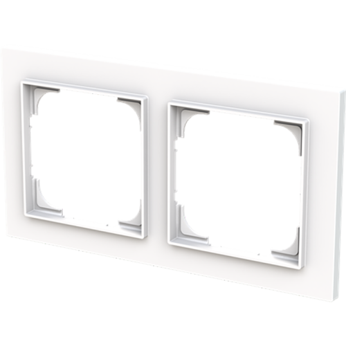 ABB Busch-Jaeger afdekraam 2v art-wit - 9paa00000167588 - 20089707