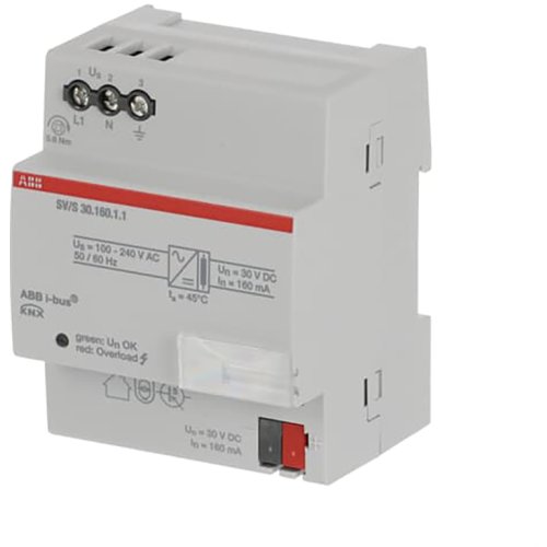 ABB Busch-Jaeger KNX voeding 160mA DIN-rail - 9paa00000167646 - 20087806