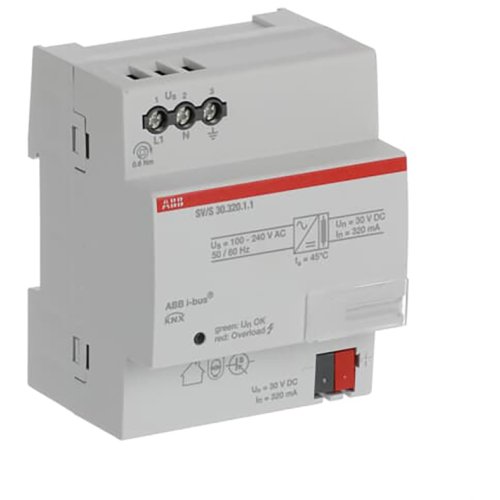 ABB Busch-Jaeger KNX voeding 320mA DIN-rail - 9paa00000167653 - 20087814