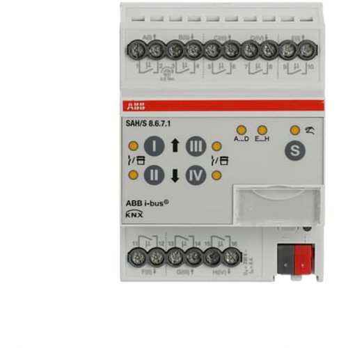 ABB Busch-Jaeger Schakel/Jaloezie aktor, residentieel KNX 8 fold, 6 amps - 9paa00000167663 - 20087852