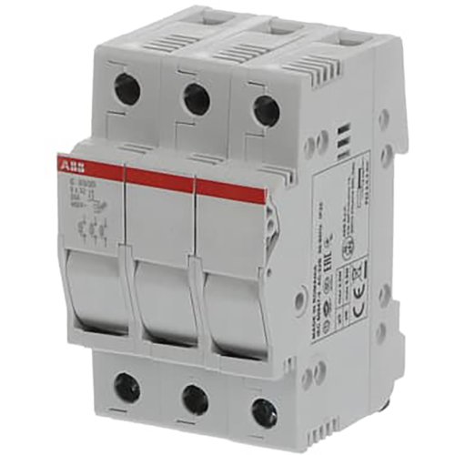 ABB Componenten Zekeringafschakelhouder, 3p max 20A, voor 8,5x31,5mm fuse - 9paa00000167871 - 20124339