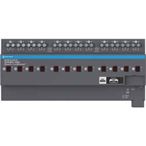 ABB Busch-Jaeger SA-M-12.16.2.12 Schakelactor,12-voudig, 16A,MDRC - 9paa00000168395 - 20087944