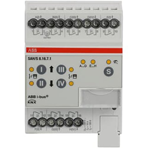 ABB Busch-Jaeger Schakel/Jaloezie aktor, residentieel KNX 8 voudig, 16 ampere - 9paa00000172142 - 20087858