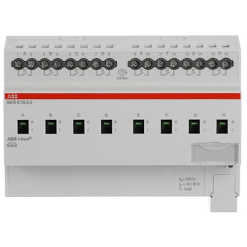 ABB Busch-Jaeger Schakel aktor, professioneel KNX 8 voudig, 16 ampere - 9paa00000172145 - 20087875