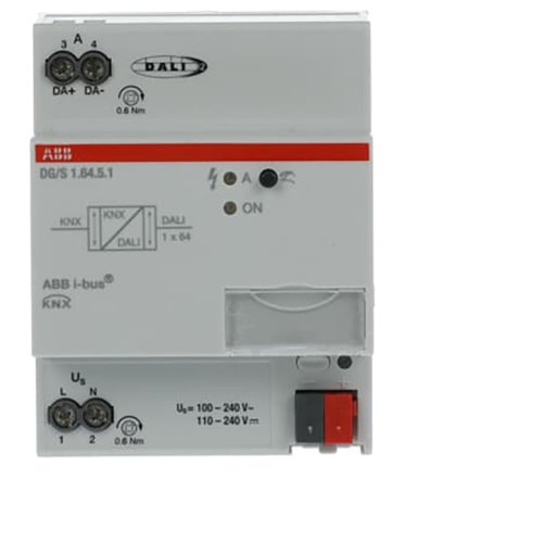 ABB Busch-Jaeger DALI Gateway Colour, KNX 1 voudig, 64 ballasten - 9paa00000172148 - 20087881
