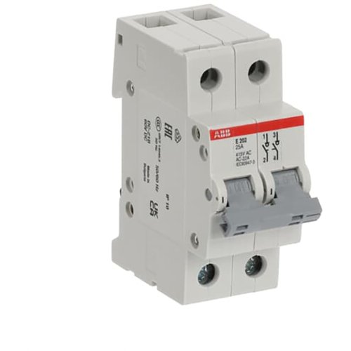 ABB Componenten ON-OFF Switch, grey 2 pole, 25A - 9paa00000173753 - 20114127