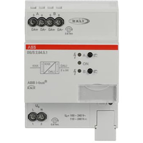 ABB Busch-Jaeger DALI Gateway Colour, KNX 2 voudig, 2x 64 ballasten - 9paa00000173757 - 20087882