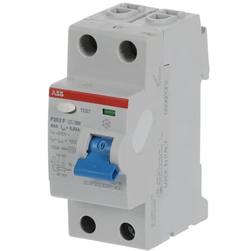 ABB Componenten Aardlekschakelaar 2 polig, 40A, F-type, 0,03A - 9paa00000173854 - 20123974