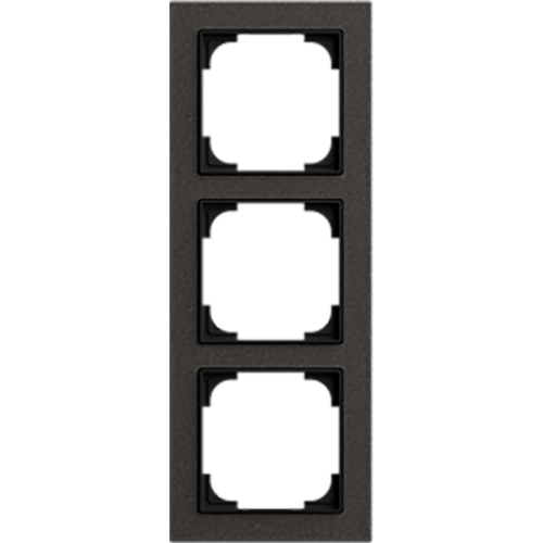 ABB Busch-Jaeger afdekraam 3v art-papier zwart - 9paa00000174892 - 20089741