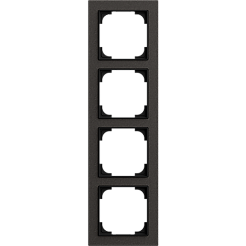 ABB Busch-Jaeger afdekraam 4v art-papier zwart - 9paa00000174893 - 20089742