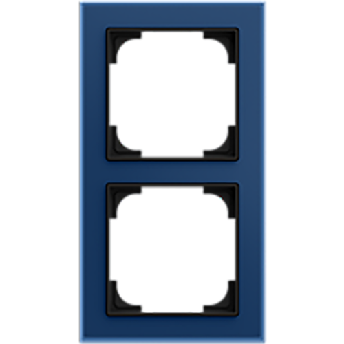 ABB Busch-Jaeger afdekraam 2-voudig art-glas blauw - 9paa00000174902 - 20196815