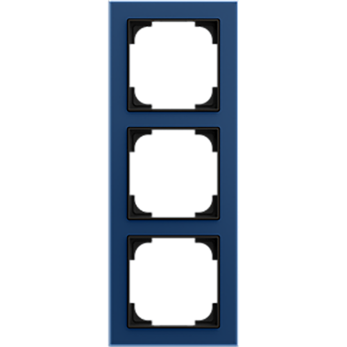 ABB Busch-Jaeger afdekraam 3-voudig art-glas blauw - 9paa00000174906 - 20196816