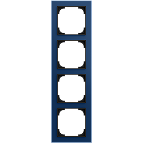 ABB Busch-Jaeger afdekraam 4-voudig art-glas blauw - 9paa00000174910 - 20196817