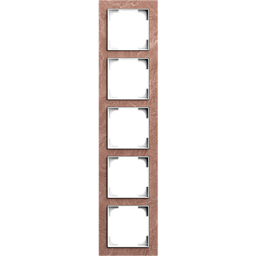 ABB Busch-Jaeger afdekraam 4v art-leisteen terra rosso - 9paa00000174913 - 20091165