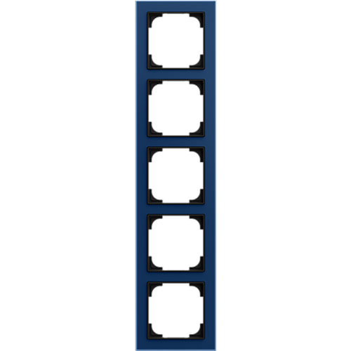 ABB Busch-Jaeger afdekraam 5-voudig art-glas blauw - 9paa00000174914 - 20196818
