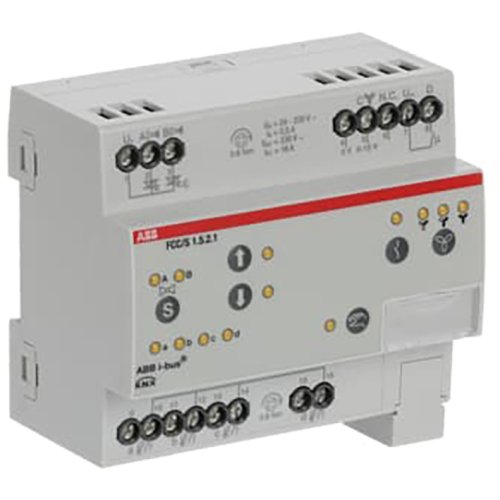 ABB Busch-Jaeger Fan Coil Controller ClimaEco KNX PWM, 0-10V, handbediening, MDRC - 9paa00000175450 - 20087850