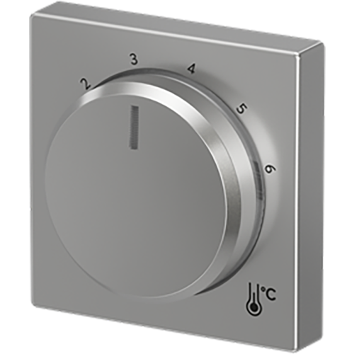 ABB Busch-Jaeger cpl v thermostaat 1094/97U pure-rvs - 9paa00000178650 - 20088530
