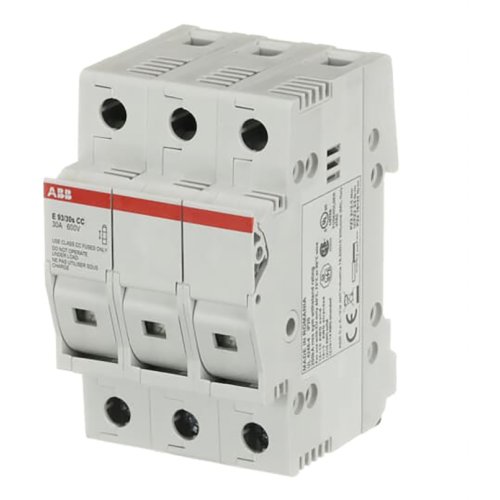 ABB Componenten Zekeringhouder E90 3P 30A voor CC-zekeringen - 9paa00000179237 - 20124580
