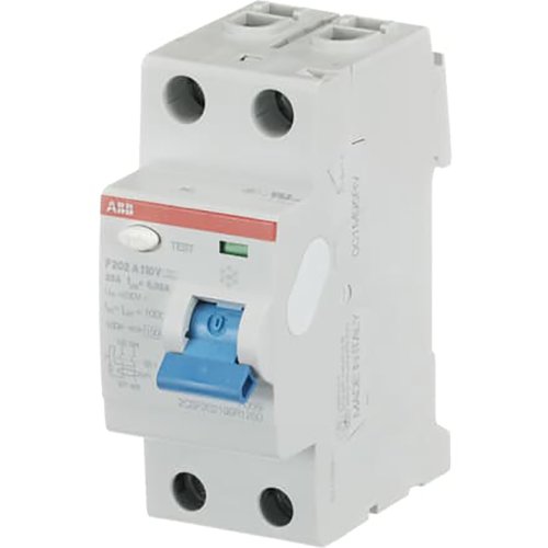 ABB Componenten Aardlekschakelaar 2p 25 A, 30mA 110V - 9paa00000184429 - 20123958