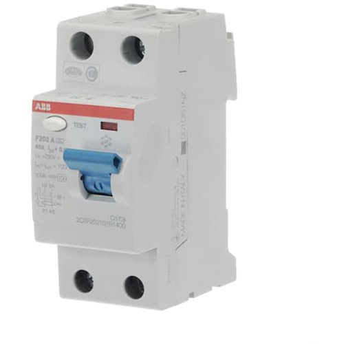 ABB aardlekschakelaar 40a 2p F202 A-40/0.03 - 9paa00000185583 - 11006173