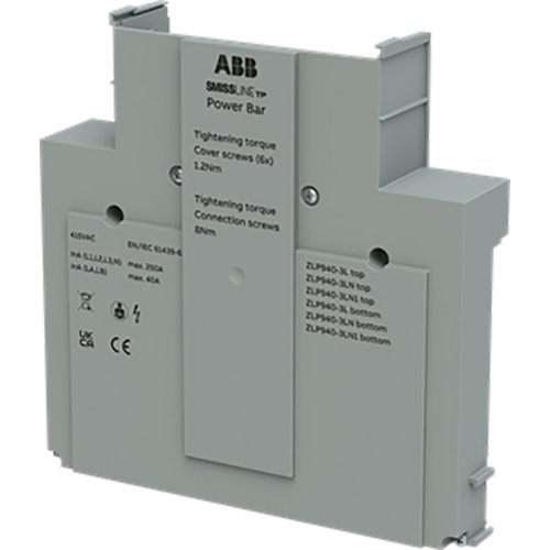 ABB Componenten ZLSP940-main cover Aansluiting N main - naar N additional socket - 9paa00000186268 - 20112862
