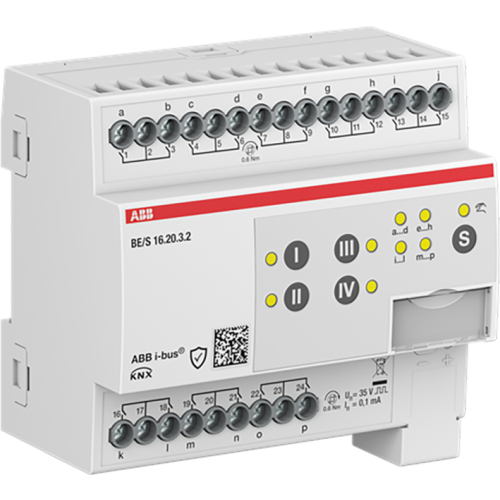 ABB Busch-Jaeger Binaire ingang, 16-voudig voor potentiaalvrije contacten handmatige be - 9paa00000198302 - 20087886