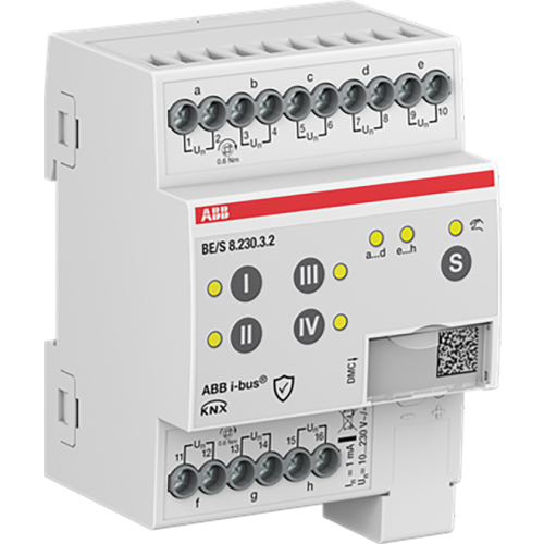ABB Busch-Jaeger Binaire ingang 8-voudig, 10-230 V handmatige bediening, DIN-rail. - 9paa00000198308 - 20087888