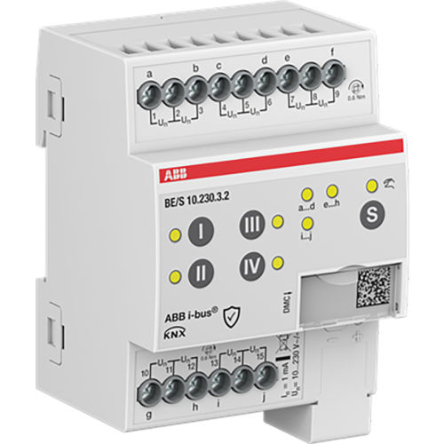ABB Busch-Jaeger Binaire ingang 10-voudig, 10-230 V handmatige bediening, DIN-rail. - 9paa00000198311 - 20087889