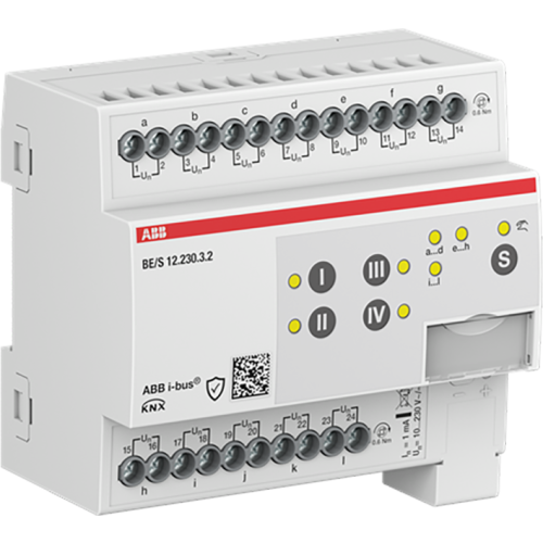 ABB Busch-Jaeger Binaire ingang, 12-voudig, 10-230 V handmatige bediening, DIN-rail. - 9paa00000198314 - 20087890