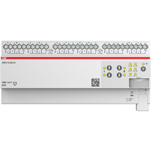 ABB Busch-Jaeger Jaloezie- en rolluikactuator Travel Det, 12-f, 230 V handmatige bedien - 9paa00000198340 - 20087899