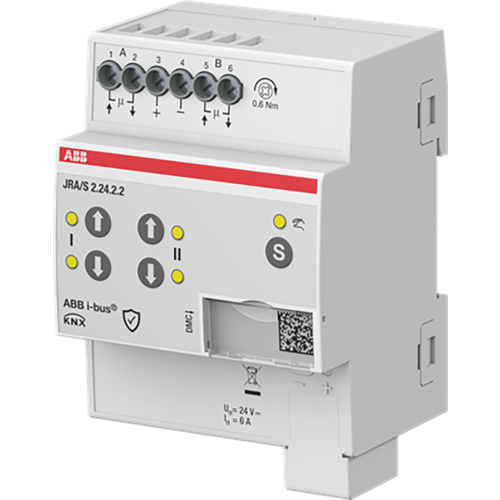 ABB Busch-Jaeger Jaloezie- en rolluikactuator 2-f, 24 V DC, Man Op 230 V,handmatige bed - 9paa00000198351 - 20087903