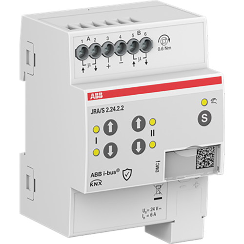 ABB Busch-Jaeger Jaloezie- en rolluikactuator 2-f, 24 V DC, Man Op 230 V,handmatige bed - 9paa00000198353 - 20087903