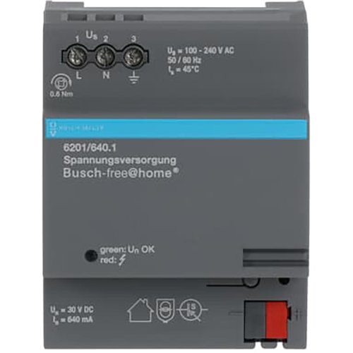 B&J F@H voeding 640ma din-rail 6201/640.1 - 9paa00000201769 - 11005220