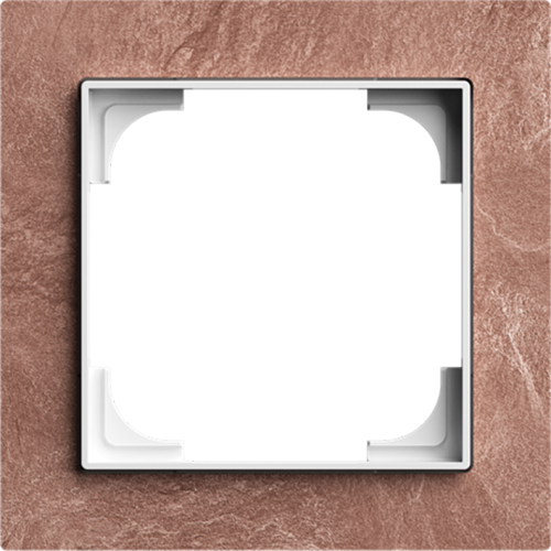ABB Busch-Jaeger afdekraam 1v art-leisteen terra rosso - 9paa00000204062 - 20091153