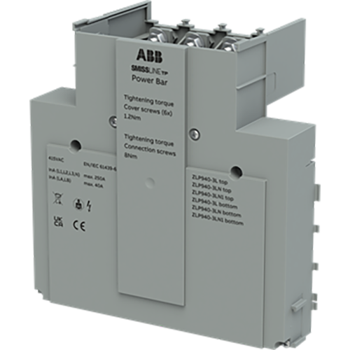 ABB Componenten ZLSP940-3LN SMISSLINE  inkomende panassemblage steekkoppelbare busbart - 9paa00000204068 - 20112860