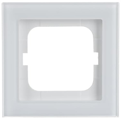 ABB Busch-Jaeger afdekraam 1v ax-witglas - 9paa00000209855 - 20089568