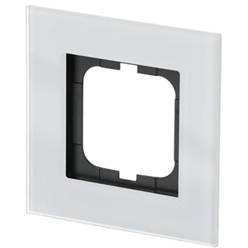 ABB Busch-Jaeger afdekraam 1v s-witglas - 9paa00000209860 - 20089573
