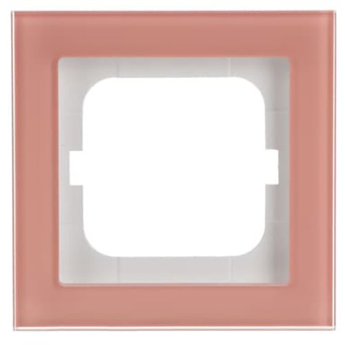 ABB Busch-Jaeger afdekraam 1v ax-glas koraal - 9paa00000209871 - 20089661